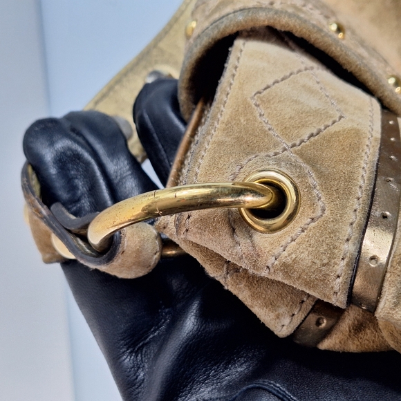 GUCCI IRINA BABOUSKA SUEDE HOBO BAG - Picture 11 of 14